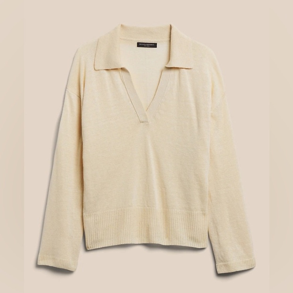 Banana Republic Italian Linen Polo